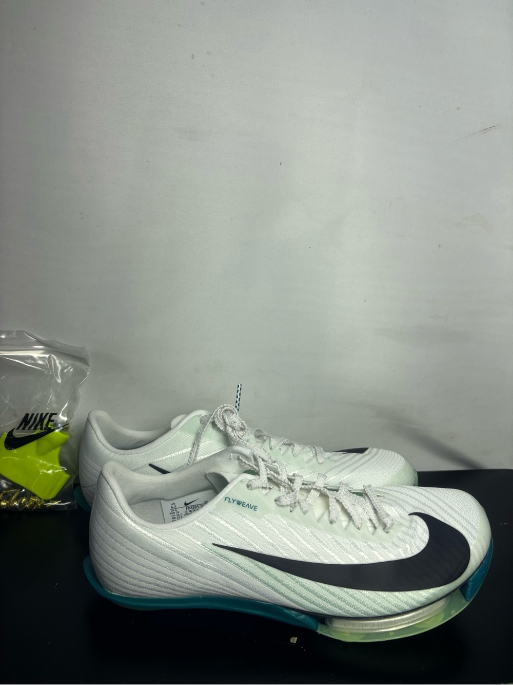 Nike Air Zoom Maxfly 2 White Green Flyweave Track Spikes FD8395-102